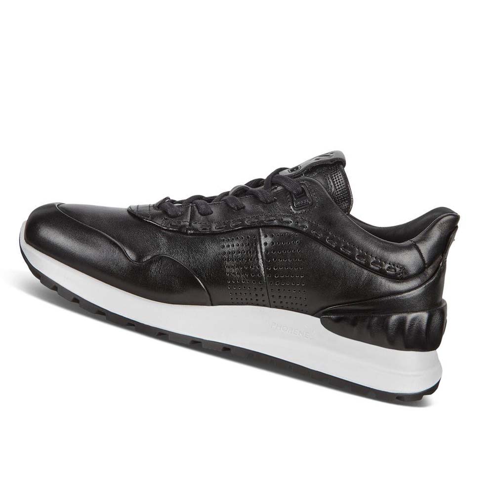 Pánské Boty Casual Ecco Astir Embossed Černé | CZ 457BEX